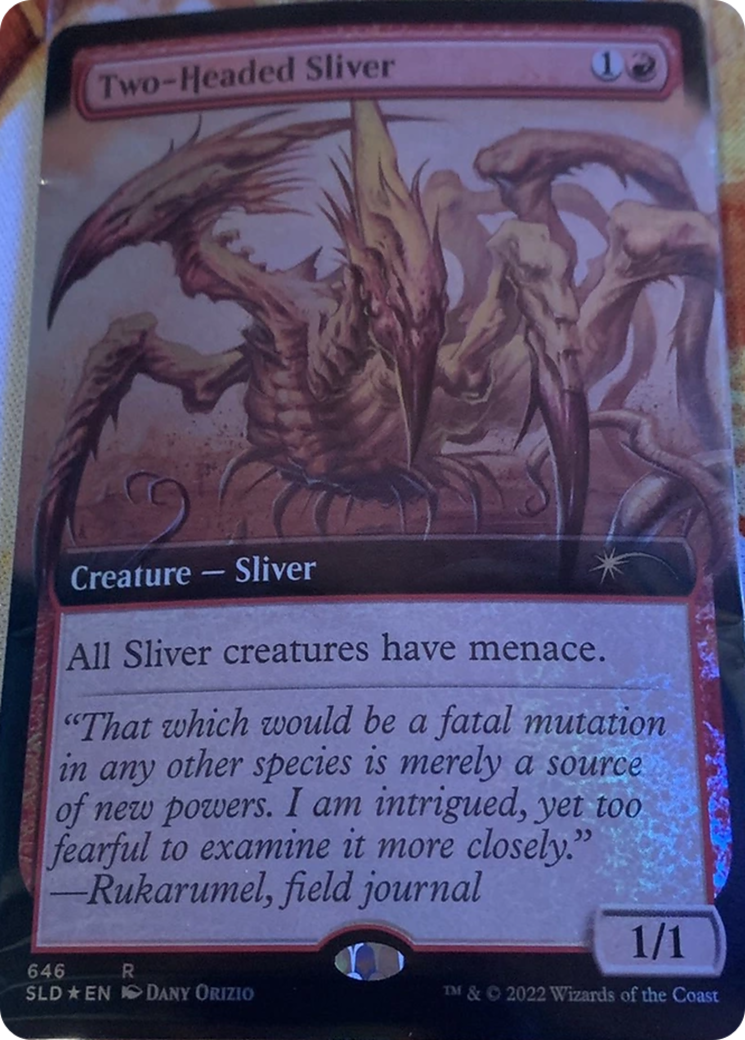 Two-Headed Sliver (Extended Art) [Secret Lair Drop Promos] | Mindsight Gaming