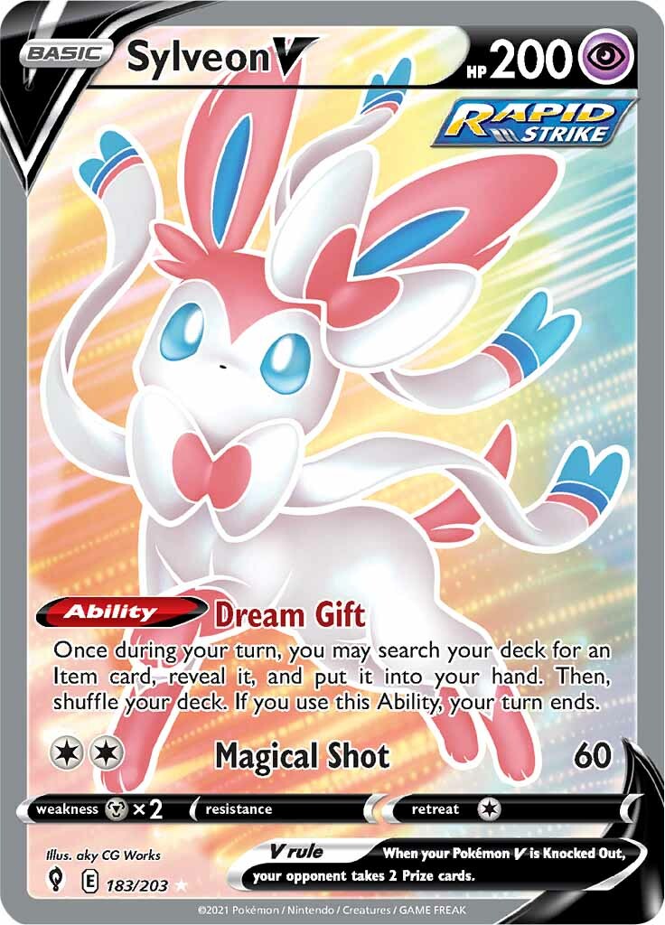 Sylveon V (183/203) [Sword & Shield: Evolving Skies] | Mindsight Gaming