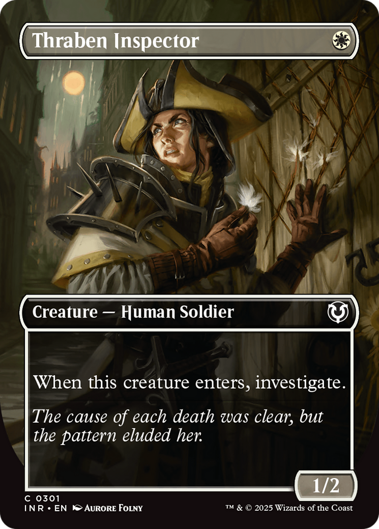 Thraben Inspector (Borderless) [Innistrad Remastered] | Mindsight Gaming