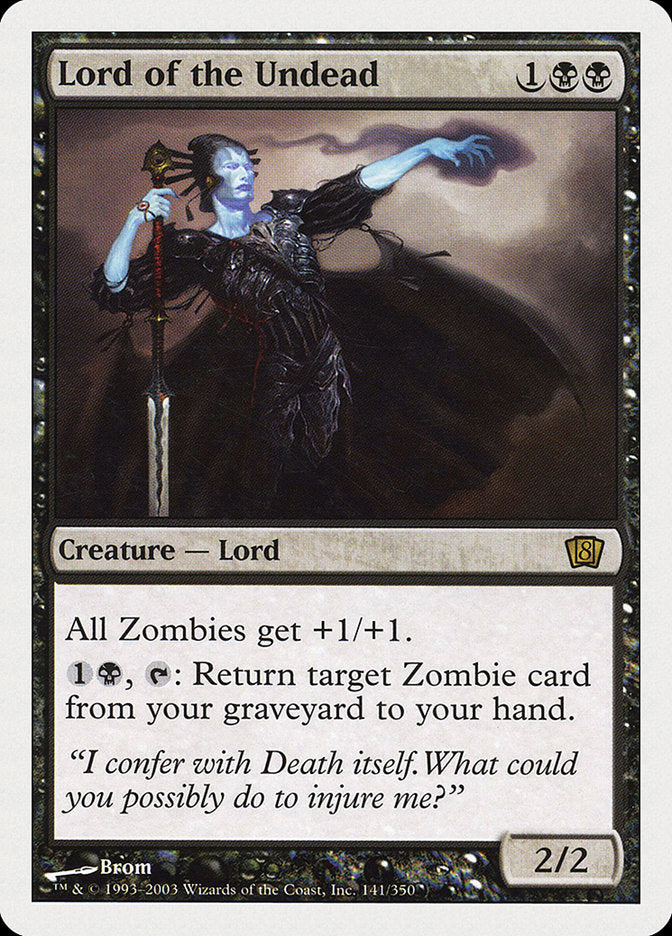 Lord of the Undead (8th Edition) [Oversize Cards] | Mindsight Gaming