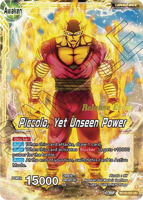 Piccolo // Piccolo, Yet Unseen Power (Fighter's Ambition Holiday Pack) (BT19-101) [Tournament Promotion Cards] | Mindsight Gaming