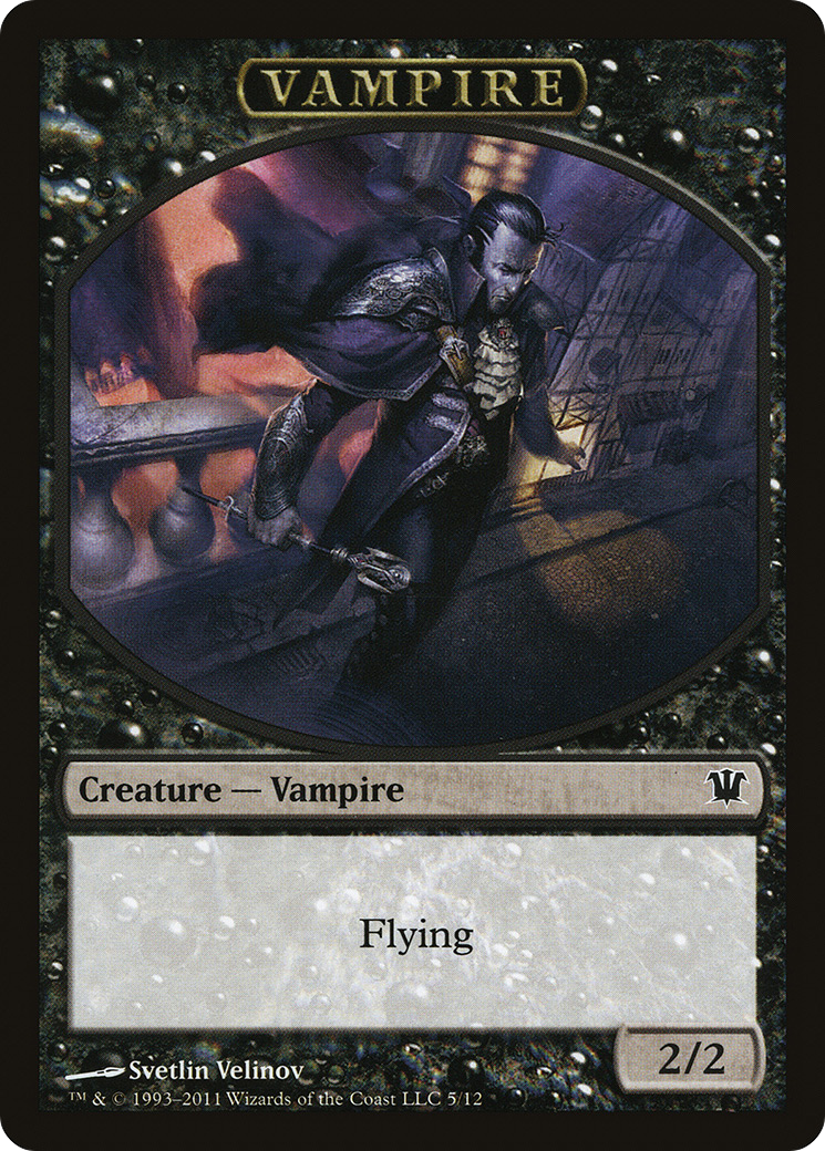 Vampire (0007) // Vampire (0008) Double-Sided Token [Innistrad Remastered Tokens] | Mindsight Gaming