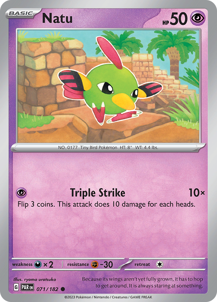 Natu (071/182) [Scarlet & Violet: Paradox Rift] | Mindsight Gaming