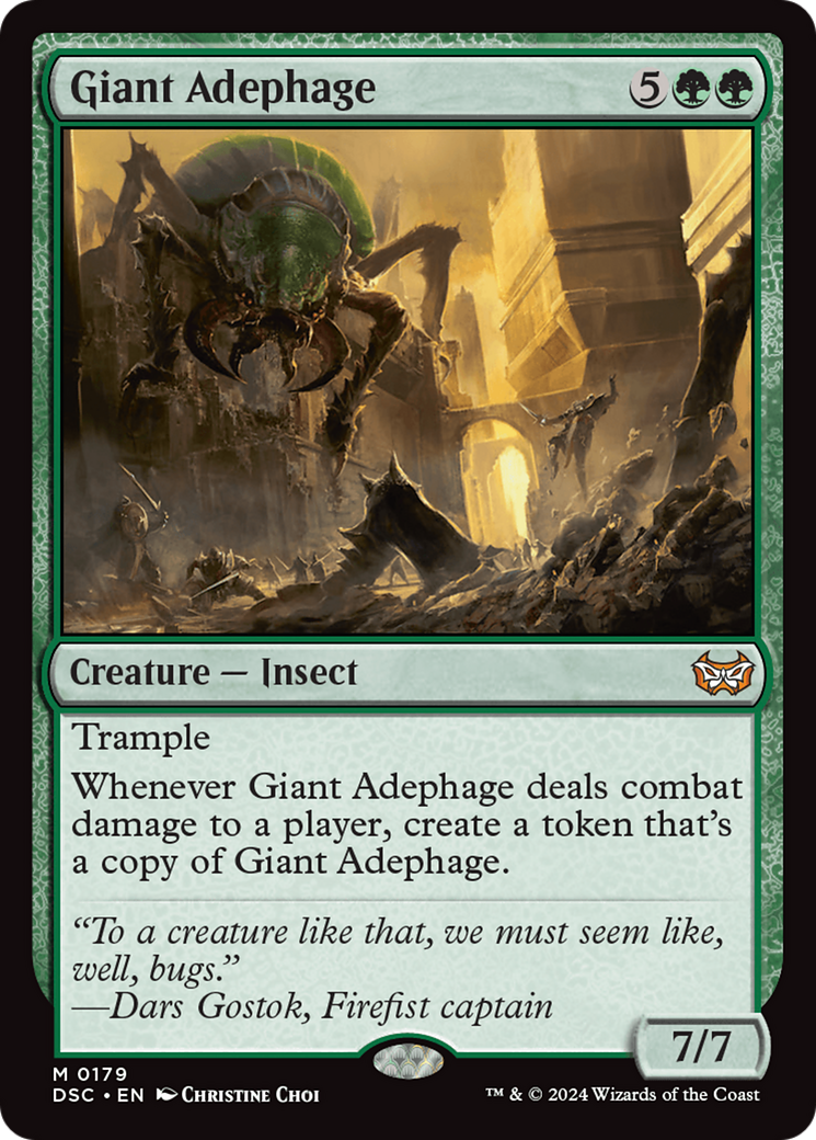 Giant Adephage [Duskmourn: House of Horror Commander] | Mindsight Gaming