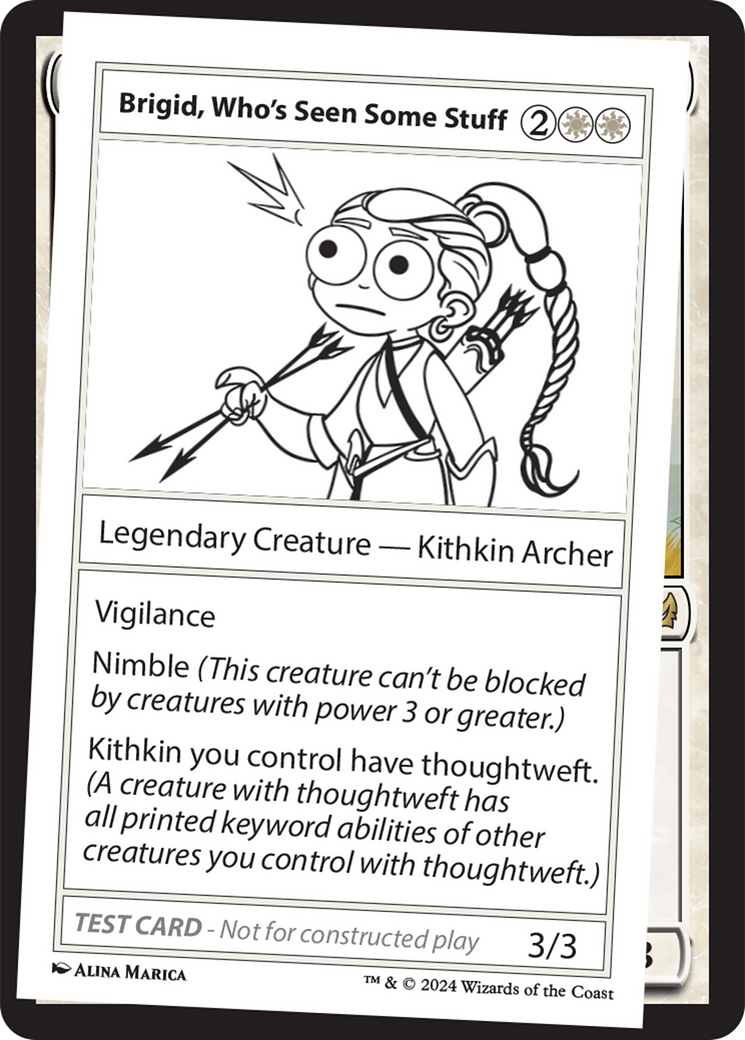 Brigid, Who's Seen Some Stuff [Mystery Booster 2 Playtest Cards] | Mindsight Gaming