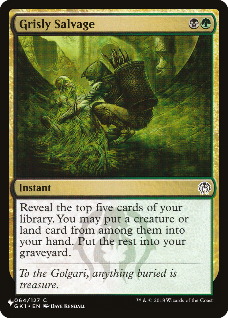 Grisly Salvage [The List Reprints] | Mindsight Gaming