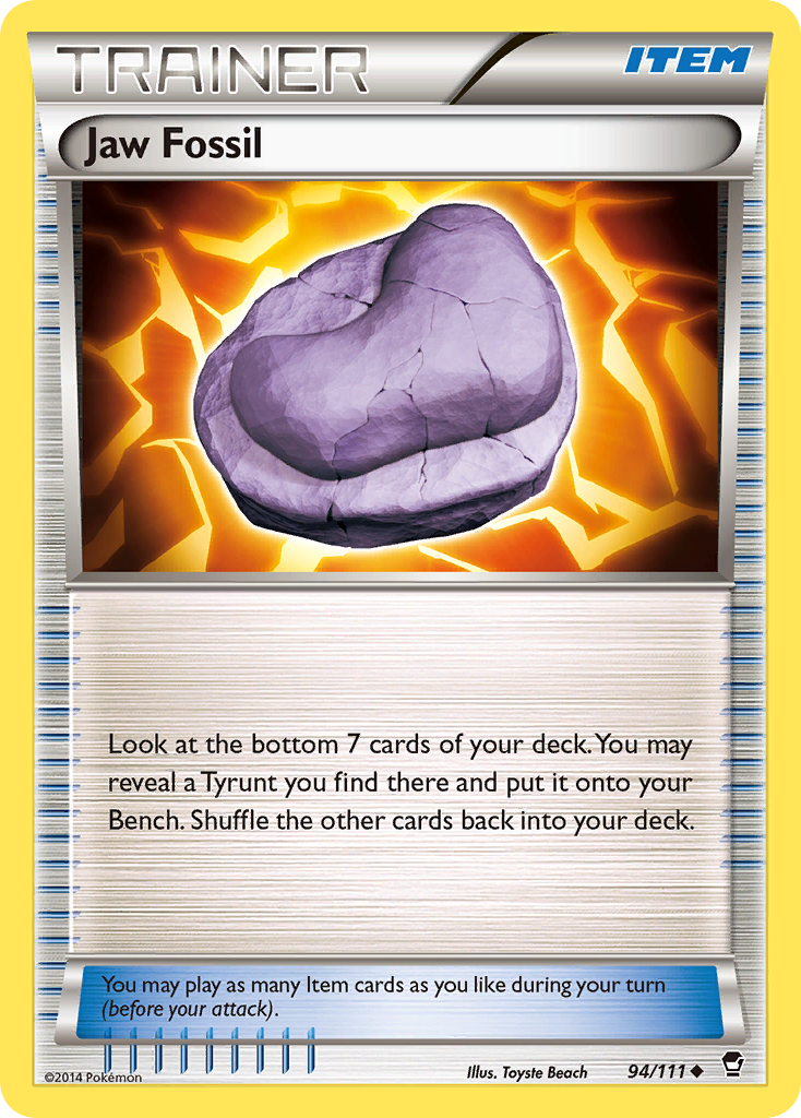 Jaw Fossil (94/111) [XY: Furious Fists] | Mindsight Gaming