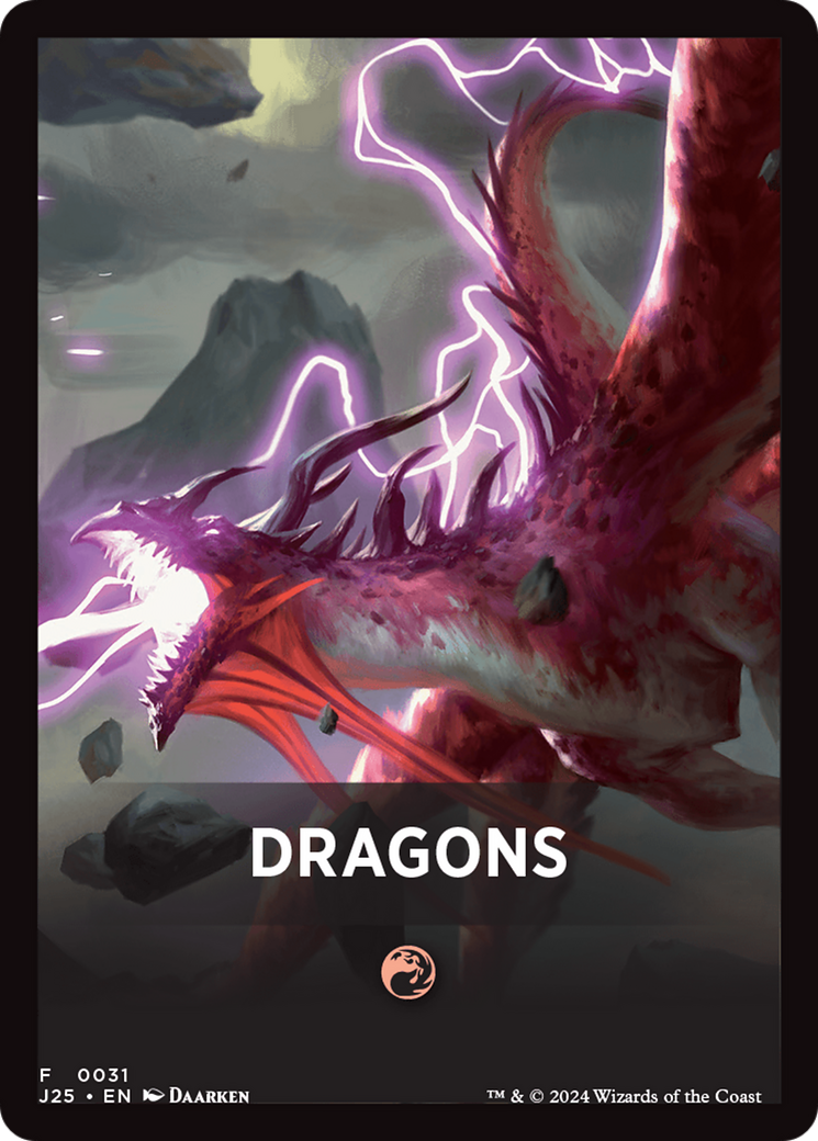 Dragons Theme Card [Foundations Jumpstart Front Cards] | Mindsight Gaming