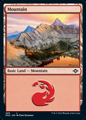 Mountain (488) (Foil Etched) [Modern Horizons 2] | Mindsight Gaming