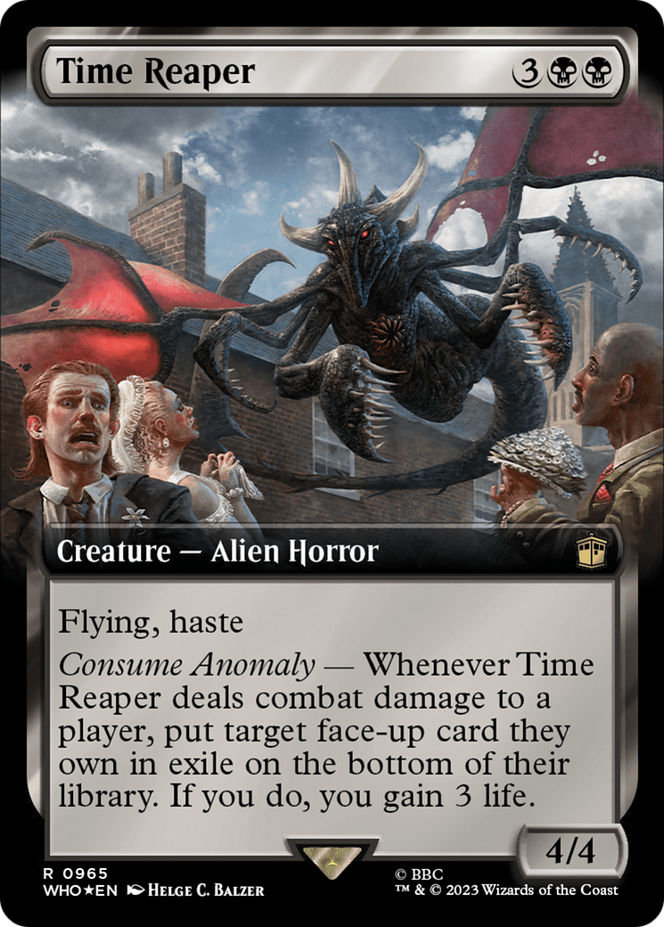 Time Reaper (Extended Art) (Surge Foil) [Doctor Who] | Mindsight Gaming