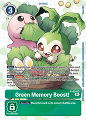 Green Memory Boost! [P-038] (Box Promotion Pack - Next Adventure) [Promotional Cards] | Mindsight Gaming