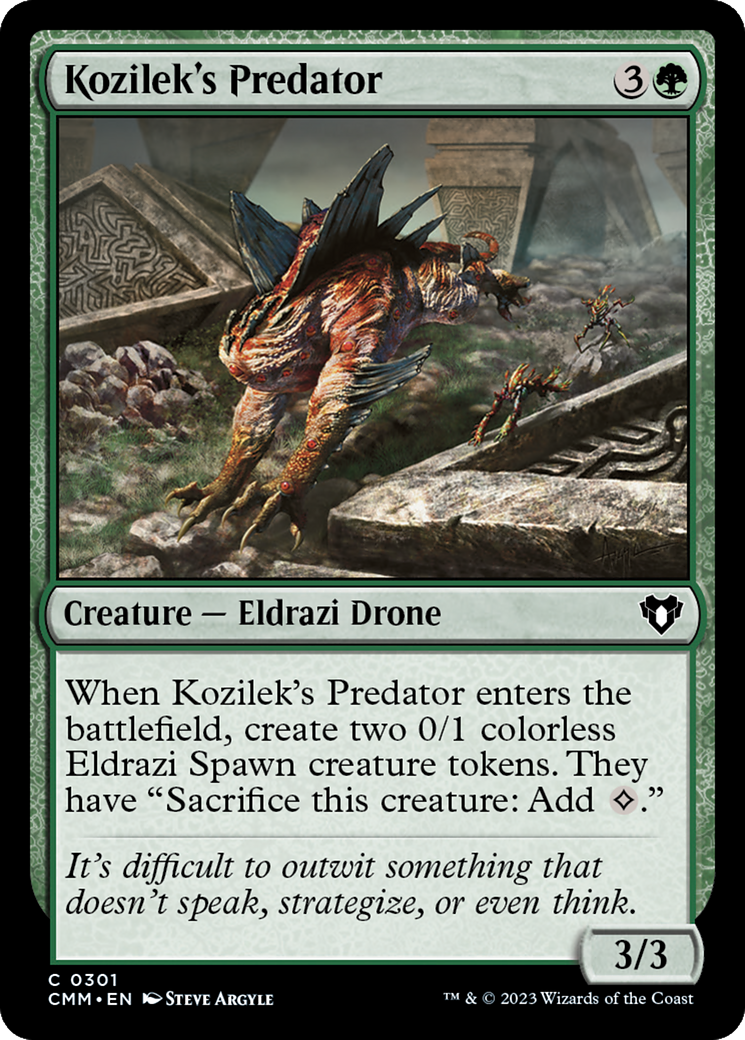 Kozilek's Predator [Commander Masters] | Mindsight Gaming