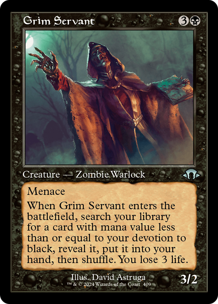 Grim Servant (Retro) [Modern Horizons 3] | Mindsight Gaming