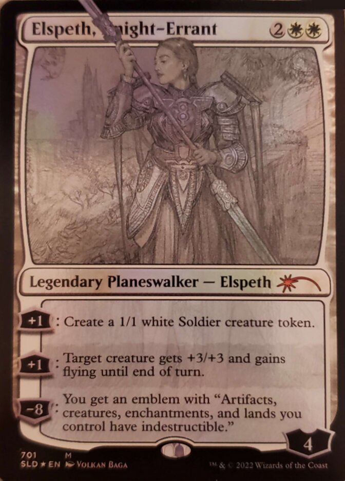 Elspeth, Knight-Errant (Sketch) [Secret Lair Drop Promos] | Mindsight Gaming