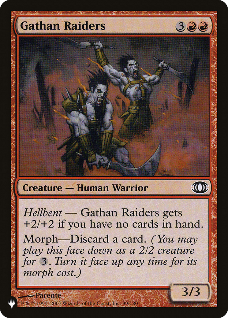 Gathan Raiders [The List Reprints] | Mindsight Gaming