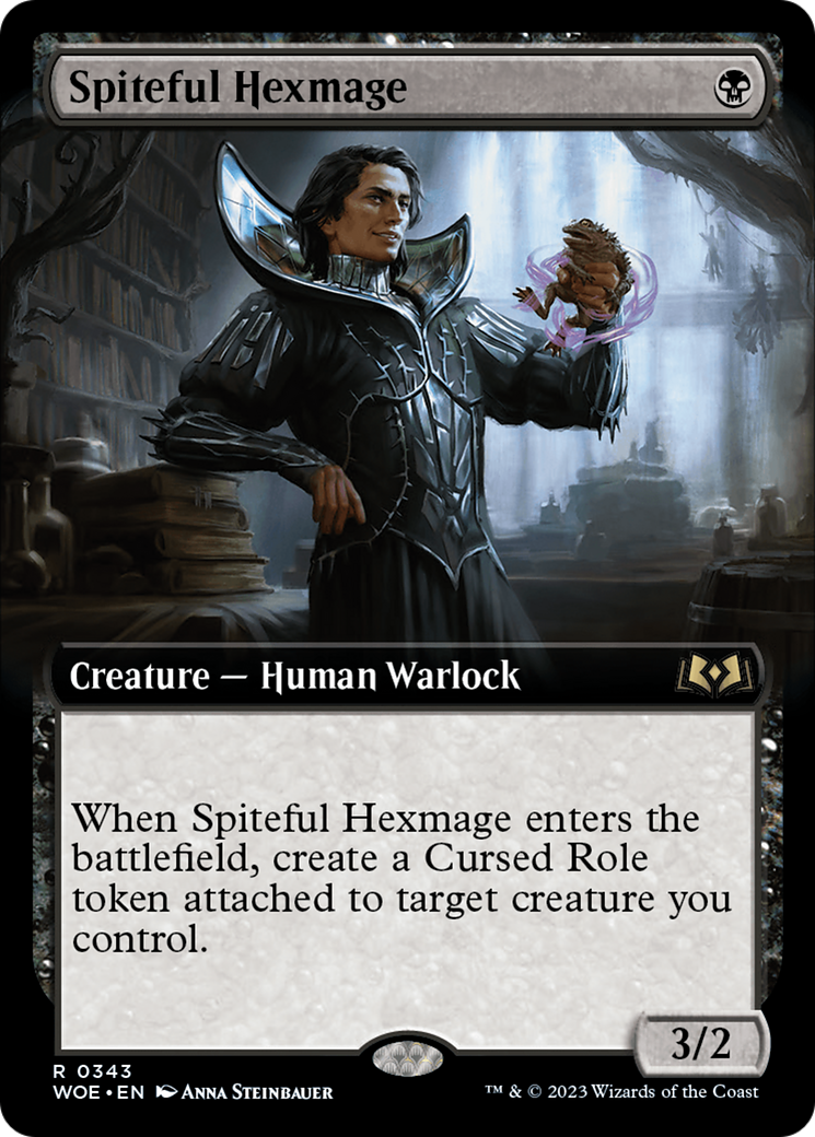 Spiteful Hexmage (Extended Art) [Wilds of Eldraine] | Mindsight Gaming