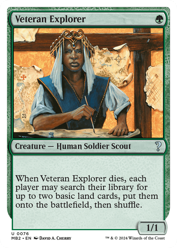 Veteran Explorer (White Border) [Mystery Booster 2] | Mindsight Gaming