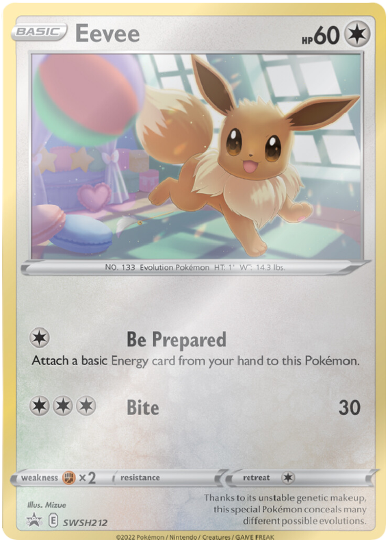 Eevee (SWSH212) [Sword & Shield: Black Star Promos] | Mindsight Gaming