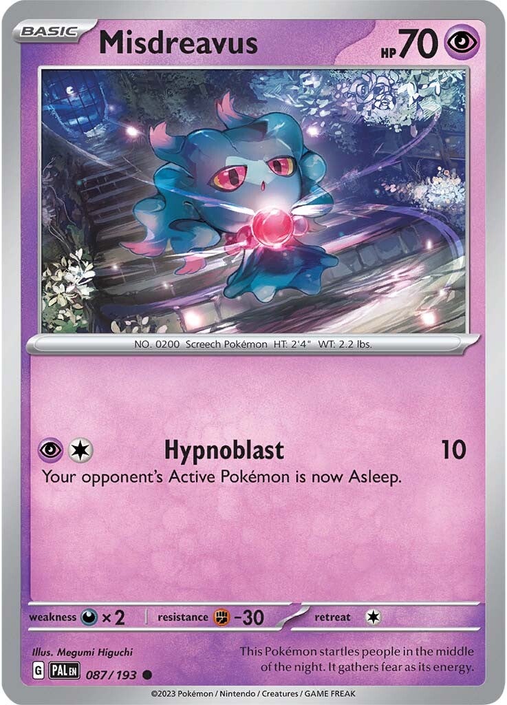 Misdreavus (087/193) [Scarlet & Violet: Paldea Evolved] | Mindsight Gaming