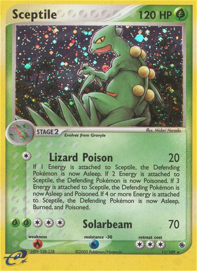 Sceptile (11/109) [EX: Ruby & Sapphire] | Mindsight Gaming