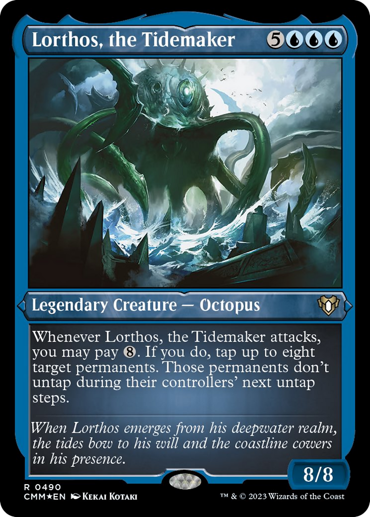 Lorthos, the Tidemaker (Foil Etched) [Commander Masters] | Mindsight Gaming