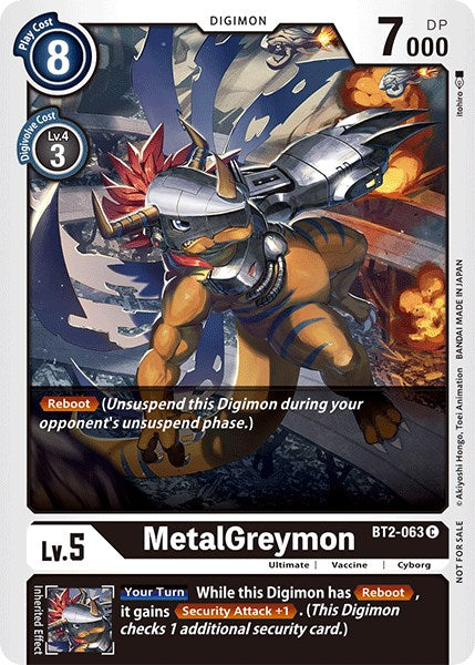 MetalGreymon [BT2-063] (Official Tournament Pack Vol.3) [Release Special Booster Promos] | Mindsight Gaming