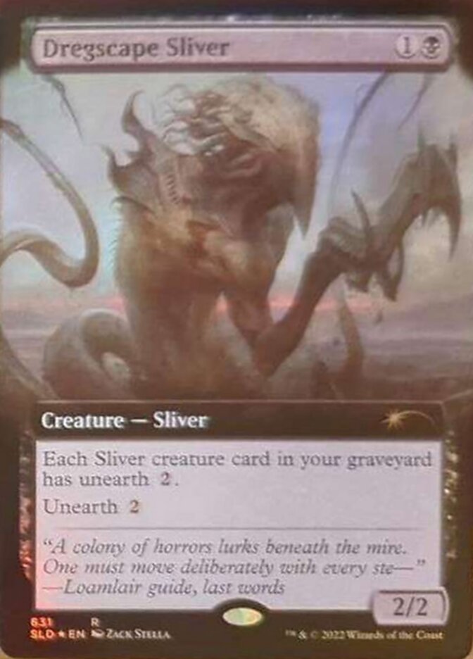 Dregscape Sliver (Extended Art) [Secret Lair Drop Promos] | Mindsight Gaming