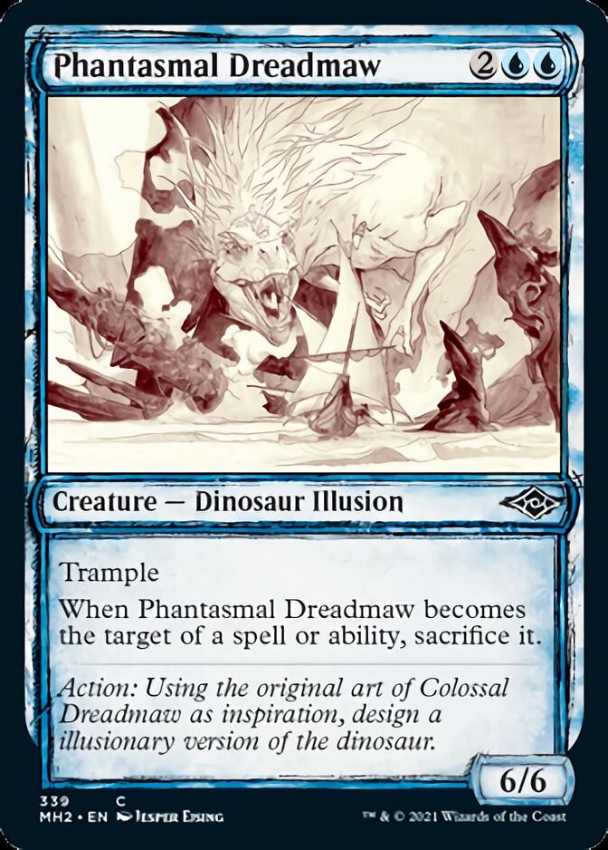 Phantasmal Dreadmaw (Sketch) [Modern Horizons 2] | Mindsight Gaming