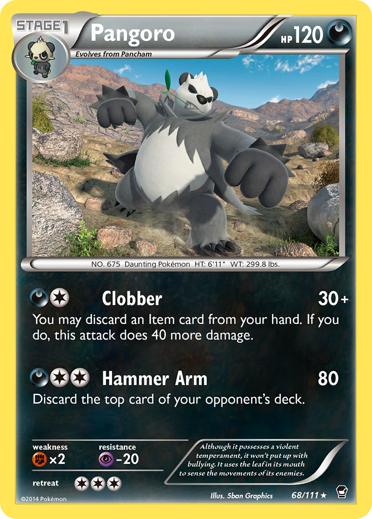 Pangoro (68/111) [XY: Furious Fists] | Mindsight Gaming