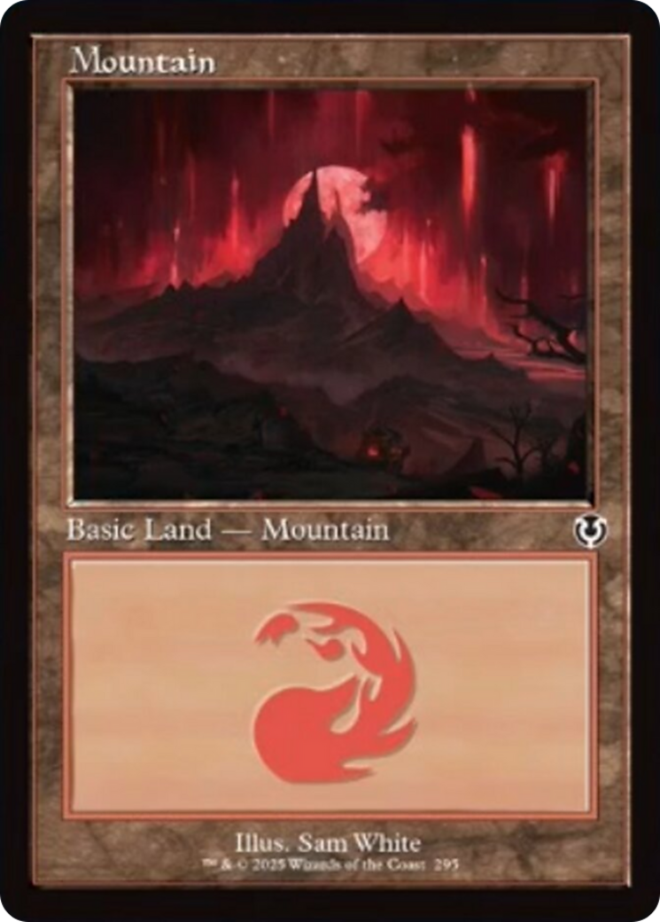 Mountain (295) (Retro Frame) [Innistrad Remastered] | Mindsight Gaming