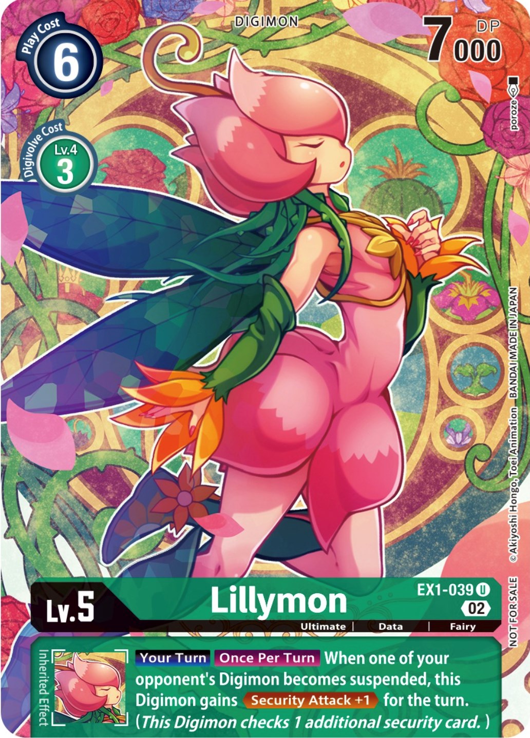 Lillymon [EX1-039] (Digimon Illustration Competition Promotion Pack) [Classic Collection Promos] | Mindsight Gaming