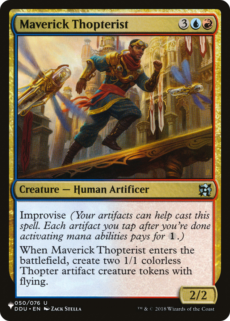 Maverick Thopterist (DDU) [The List] | Mindsight Gaming