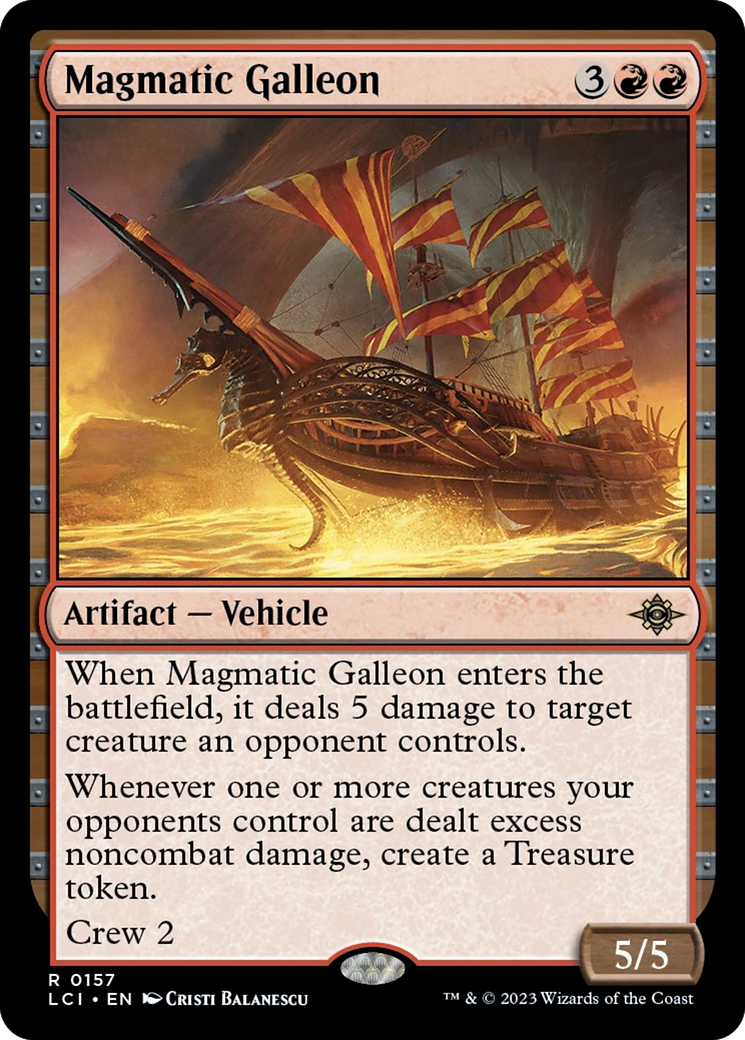 Magmatic Galleon [The Lost Caverns of Ixalan] | Mindsight Gaming