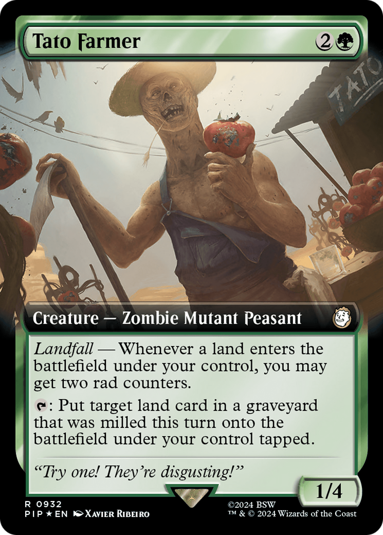 Tato Farmer (Extended Art) (Surge Foil) [Fallout] | Mindsight Gaming