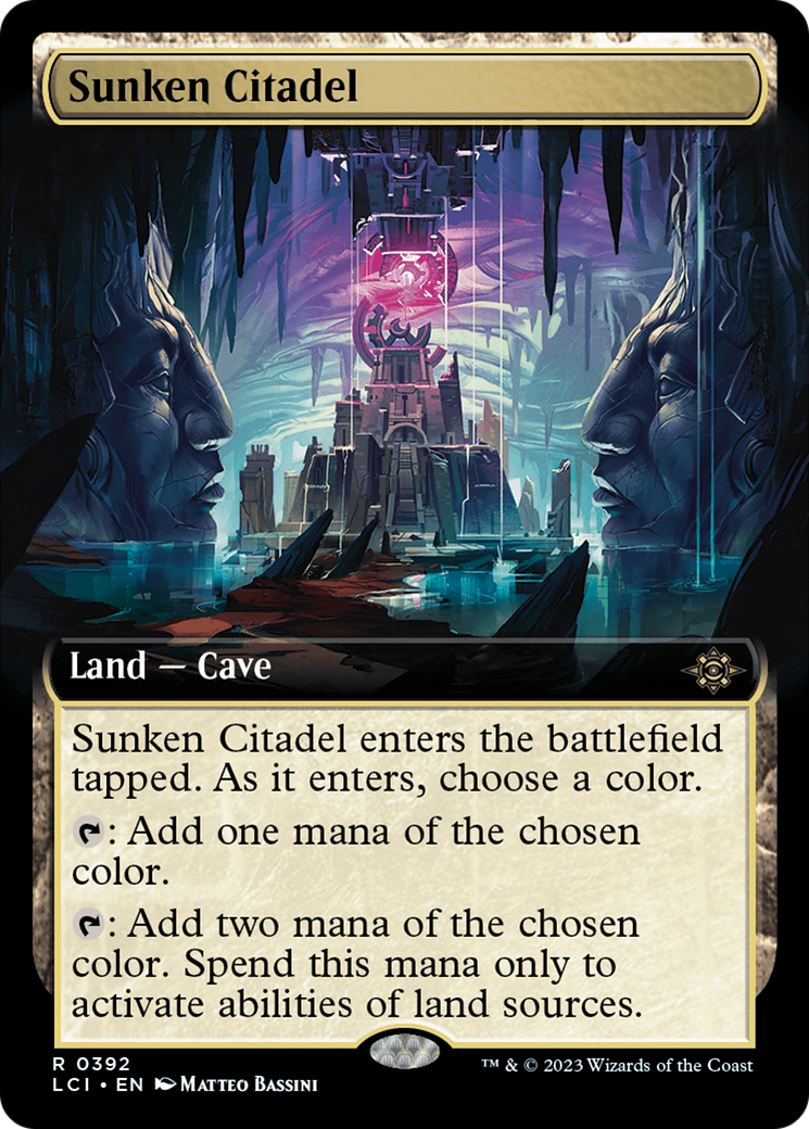 Sunken Citadel (Extended Art) [The Lost Caverns of Ixalan] | Mindsight Gaming