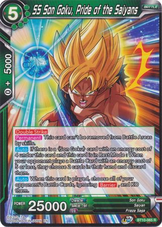 SS Son Goku, Pride of the Saiyans (BT10-065) [Rise of the Unison Warrior 2nd Edition] | Mindsight Gaming