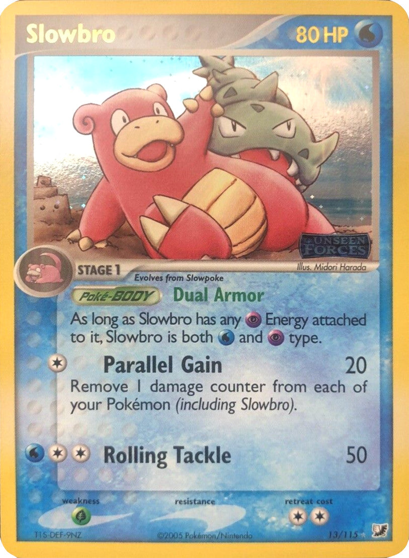 Slowbro (13/115) (Stamped) [EX: Unseen Forces] | Mindsight Gaming