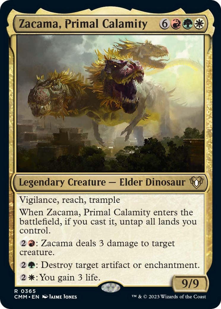 Zacama, Primal Calamity [Commander Masters] | Mindsight Gaming