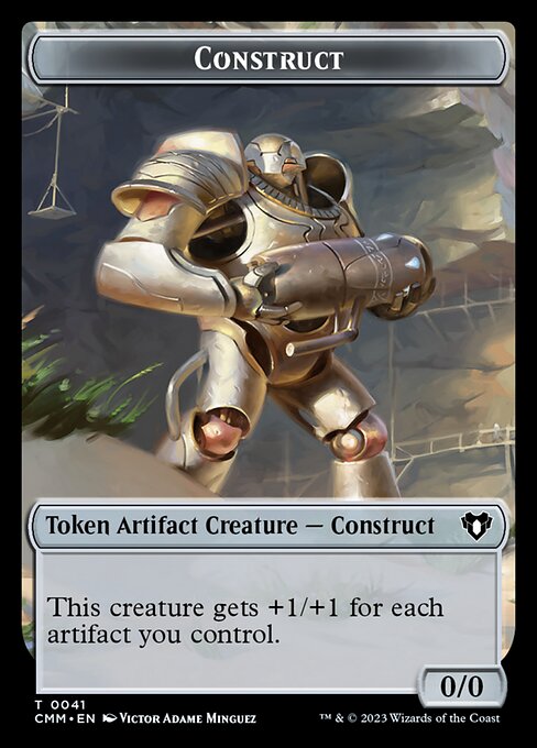 Servo // Construct (0041) Double-Sided Token [Commander Masters Tokens] | Mindsight Gaming