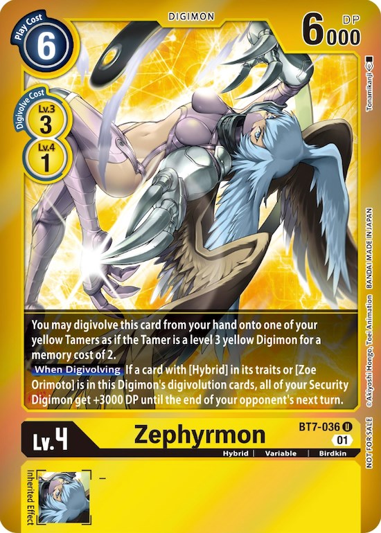 Zephyrmon [BT7-036] (Event Pack 3) [Next Adventure Promos] | Mindsight Gaming