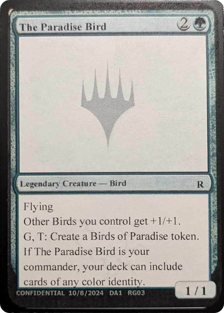 The Paradise Bird [Mystery Booster 2 Playtest Cards] | Mindsight Gaming