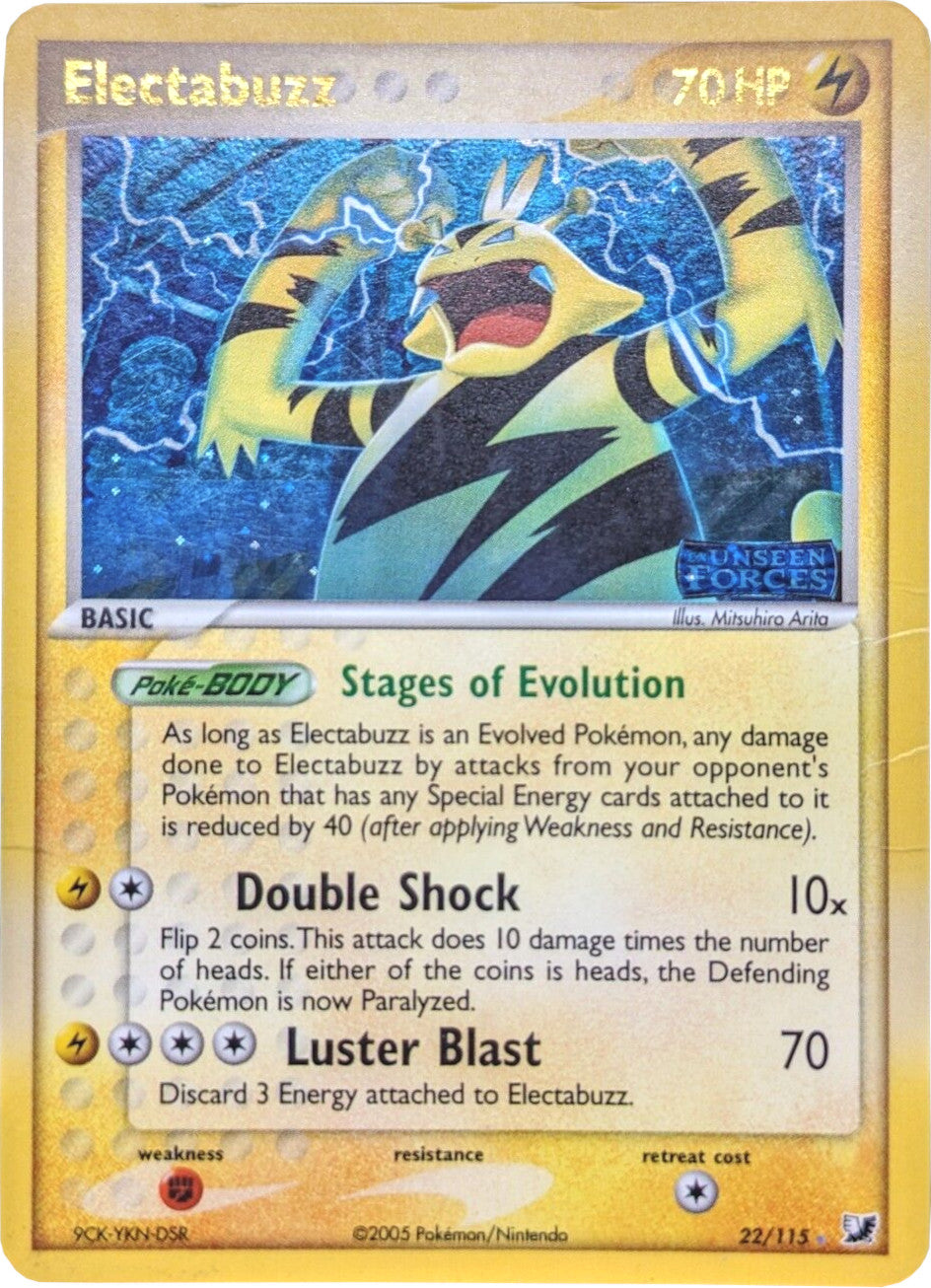 Electabuzz (22/115) (Stamped) [EX: Unseen Forces] | Mindsight Gaming