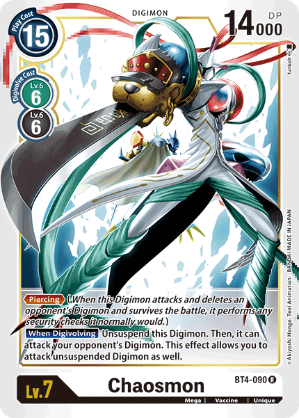 Chaosmon [BT4-090] [Great Legend] | Mindsight Gaming