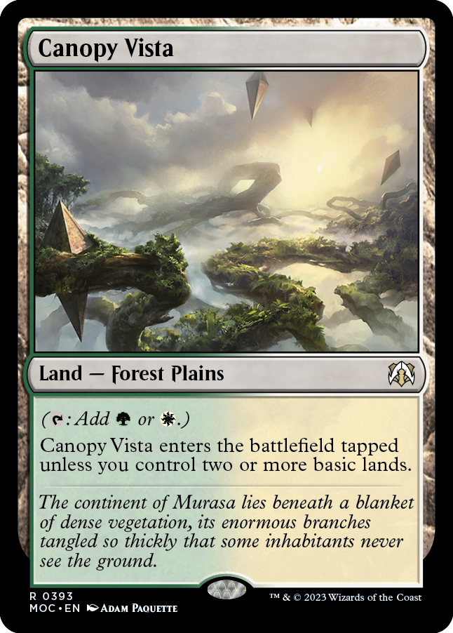 Canopy Vista [March of the Machine Commander] | Mindsight Gaming