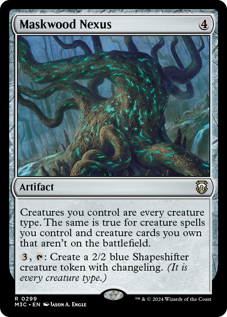 Maskwood Nexus (Ripple Foil) [Modern Horizons 3 Commander] | Mindsight Gaming