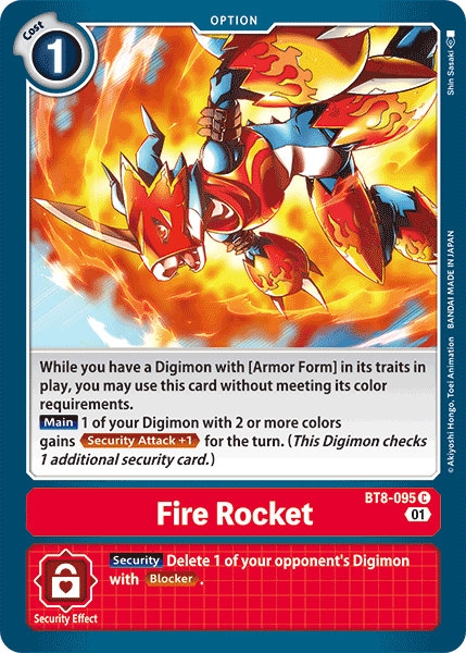 Fire Rocket [BT8-095] [New Awakening] | Mindsight Gaming