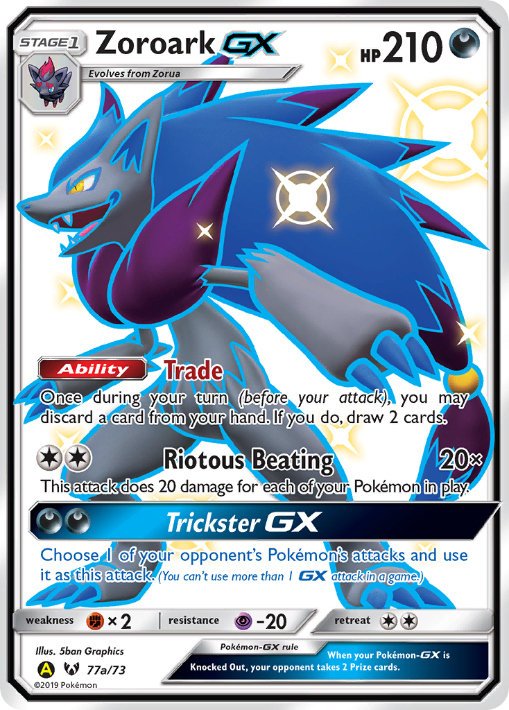 Zoroark GX (77a/73) [Alternate Art Promos] | Mindsight Gaming