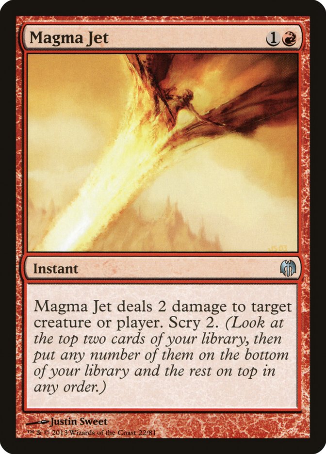 Magma Jet [Duel Decks: Heroes vs. Monsters] | Mindsight Gaming