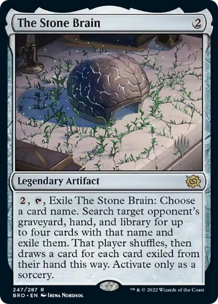 The Stone Brain (Promo Pack) [The Brothers' War Promos] | Mindsight Gaming