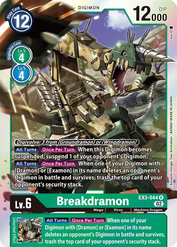 Breakdramon [EX3-044] [Draconic Roar] | Mindsight Gaming